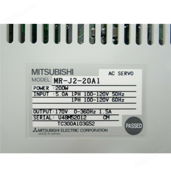 三菱mr-j2-20a1伺服驱动器