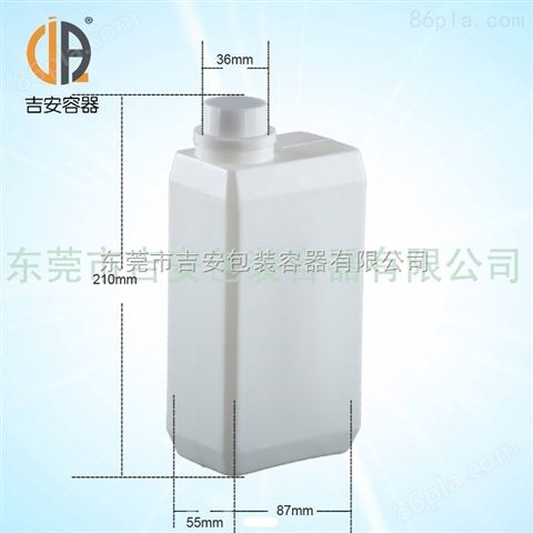 供应1L白色小口塑料瓶 带刻度线包装塑料瓶 * *