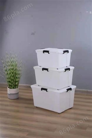 郑州pp透明箱手提脏衣收纳箱塑料整理箱