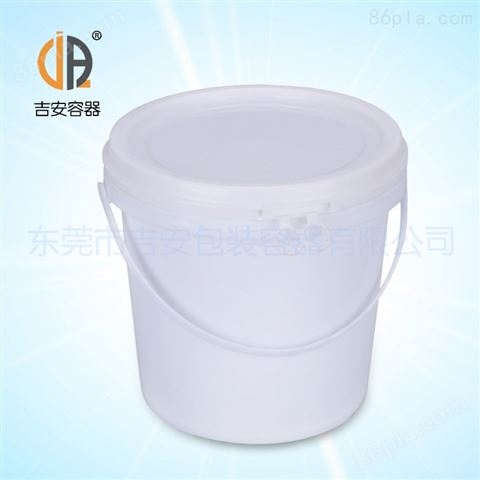 【*】1L/2L/3L塑料涂料桶 水桶油墨桶 带盖密封 *