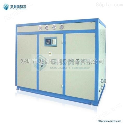 *化工厂工业冷冻机25HP水冷箱式冷冻机组