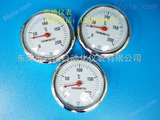 40MM吸附式0－200度磁铁表面温度计，模温计，模具表面温度计